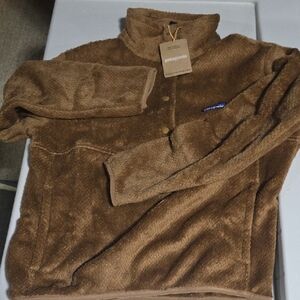 Patagonia Tan Fleece Jacket